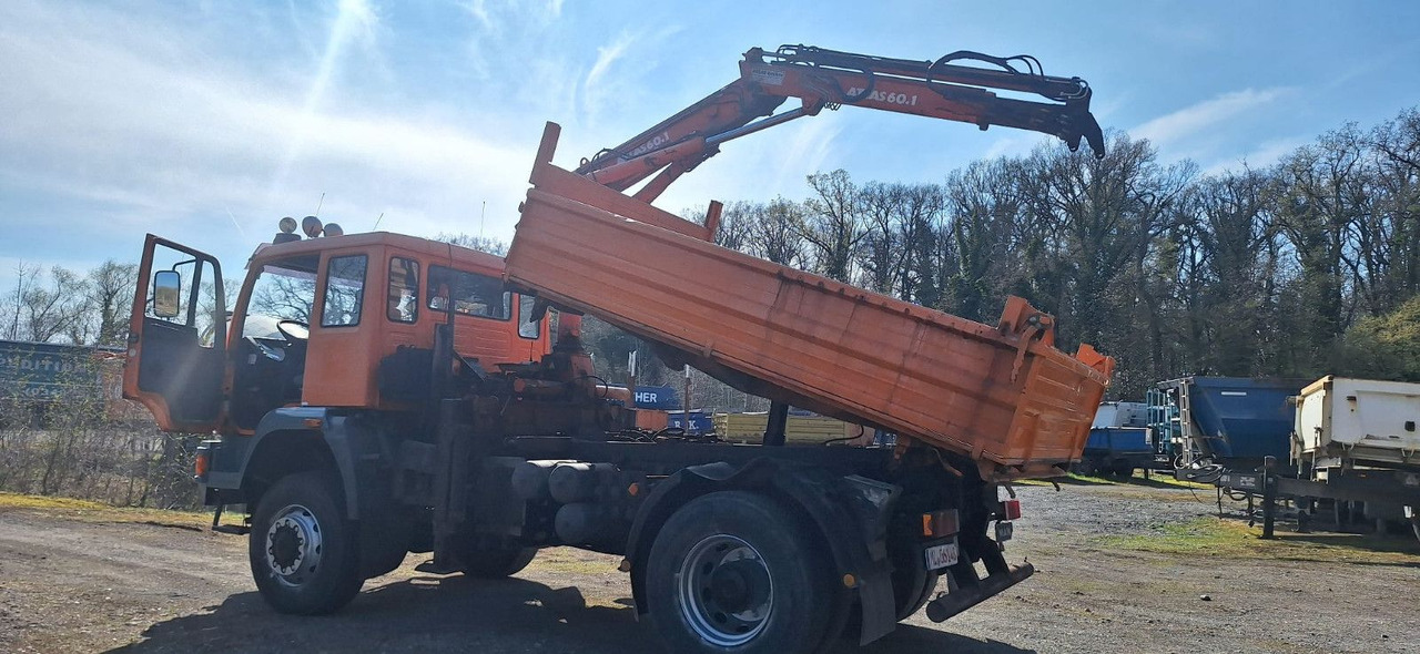 MAN TGM 18.240PS 4x4 3.S-Kipper mit Kran - Camião basculante, Camião grua: foto 4 MAN TGM 18.240PS 4x4 3.S-Kipper mit Kran - Camião basculante, Camião grua: foto 4