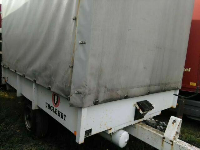 MEUSBURGER Moessbauer Hänger mit Flaschenzug /Kran/Ladehilf - Reboque de lona: foto 1 MEUSBURGER Moessbauer Hänger mit Flaschenzug /Kran/Ladehilf - Reboque de lona: foto 1