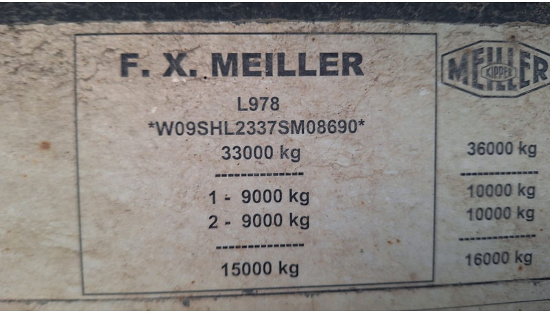Meiller TR 2 Kippmulde 24 Kubik Stahl Zwillingsbereiffu - Semi-reboque basculante: foto 4 Meiller TR 2 Kippmulde 24 Kubik Stahl Zwillingsbereiffu - Semi-reboque basculante: foto 4
