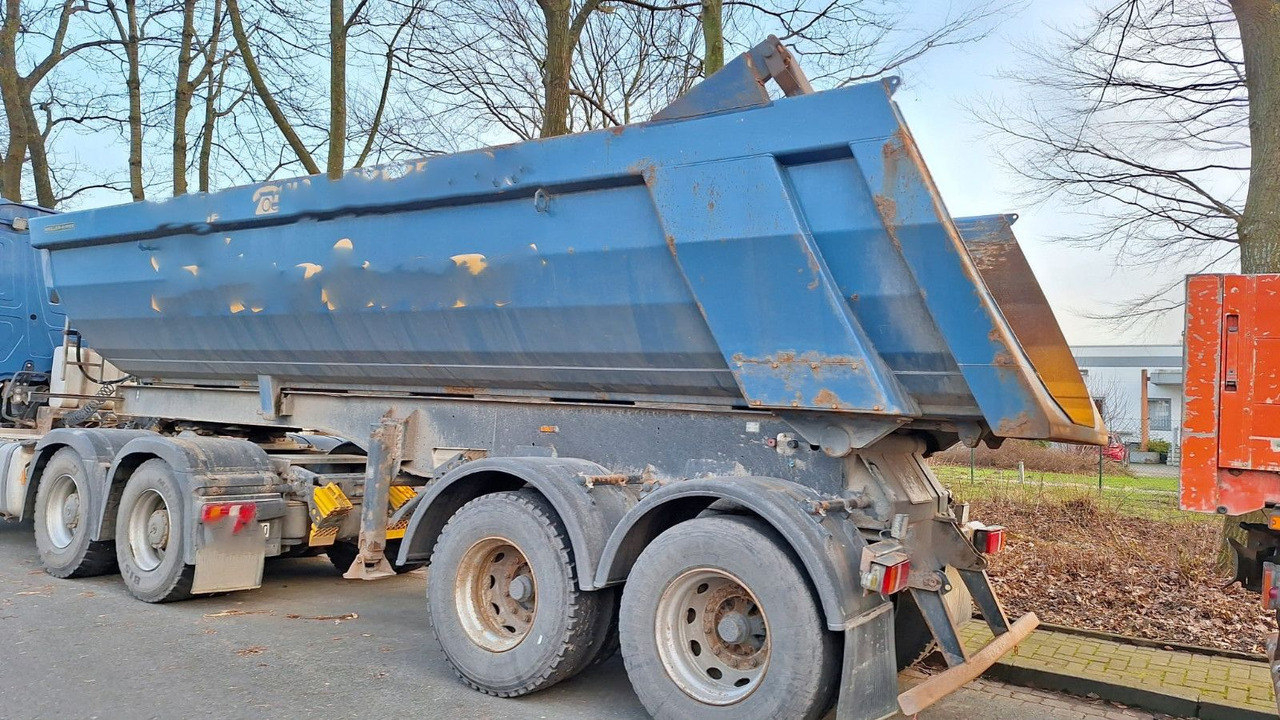 Meiller TR 2 Kippmulde 24 Kubik Stahl Zwillingsbereiffu - Semi-reboque basculante: foto 1 Meiller TR 2 Kippmulde 24 Kubik Stahl Zwillingsbereiffu - Semi-reboque basculante: foto 1