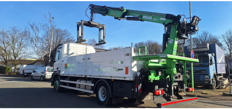 Mercedes-Benz 1835 Antos 4x2 Klima 1-Hand - Camião de caixa aberta/ Plataforma, Camião grua: foto 2 Mercedes-Benz 1835 Antos 4x2 Klima 1-Hand - Camião de caixa aberta/ Plataforma, Camião grua: foto 2