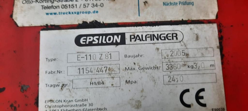 Camião basculante, Camião grua Mercedes-Benz 1841K 4x2 Actros Kipper mit Kran+Greifer: foto 9 Camião basculante, Camião grua Mercedes-Benz 1841K 4x2 Actros Kipper mit Kran+Greifer: foto 9