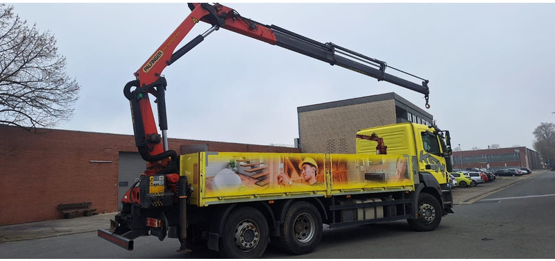 Mercedes-Benz 2636 Axor 3-Achser 6x2 mit Kran PK14002+Funk - Camião de caixa aberta/ Plataforma, Camião grua: foto 3 Mercedes-Benz 2636 Axor 3-Achser 6x2 mit Kran PK14002+Funk - Camião de caixa aberta/ Plataforma, Camião grua: foto 3