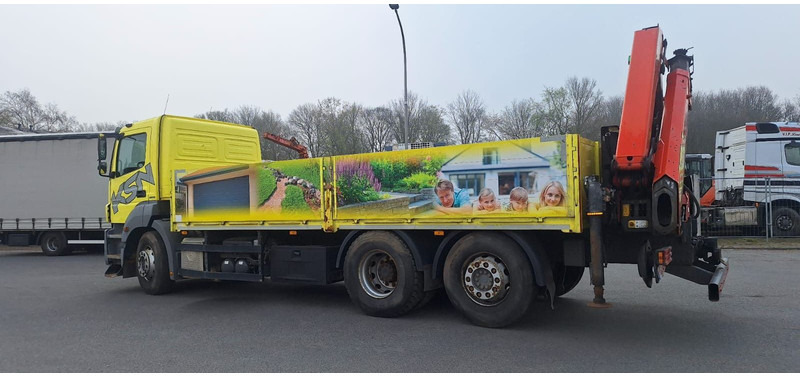 Camião de caixa aberta/ Plataforma, Camião grua Mercedes-Benz 2636 Axor 3-Achser 6x2 mit Kran PK14002+Funk: foto 6 Camião de caixa aberta/ Plataforma, Camião grua Mercedes-Benz 2636 Axor 3-Achser 6x2 mit Kran PK14002+Funk: foto 6