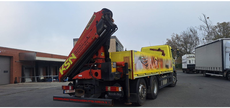 Mercedes-Benz 2636 Axor 3-Achser 6x2 mit Kran PK14002+Funk - Camião de caixa aberta/ Plataforma, Camião grua: foto 5 Mercedes-Benz 2636 Axor 3-Achser 6x2 mit Kran PK14002+Funk - Camião de caixa aberta/ Plataforma, Camião grua: foto 5