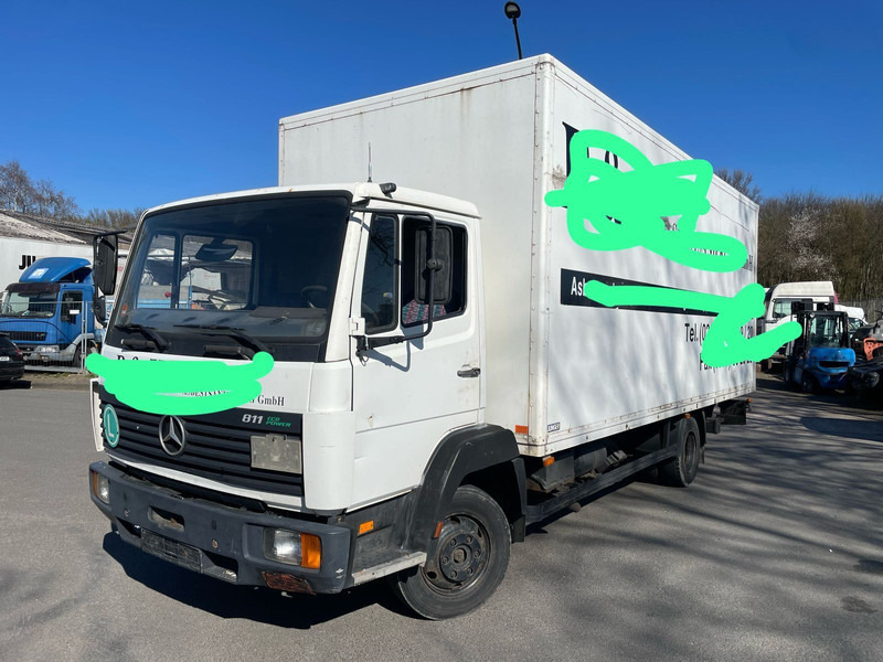 Mercedes-Benz 811 Koffer Blatt/Blatt Gefedert - Camião furgão: foto 1 Mercedes-Benz 811 Koffer Blatt/Blatt Gefedert - Camião furgão: foto 1