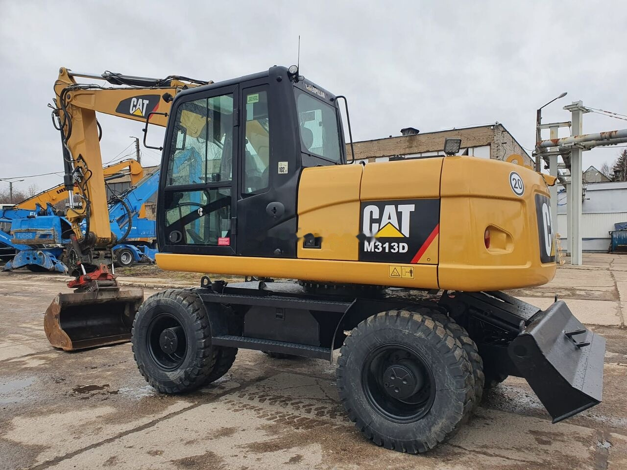 Escavadeira de rodas Caterpillar M 313 D Tiltrotator: foto 12
