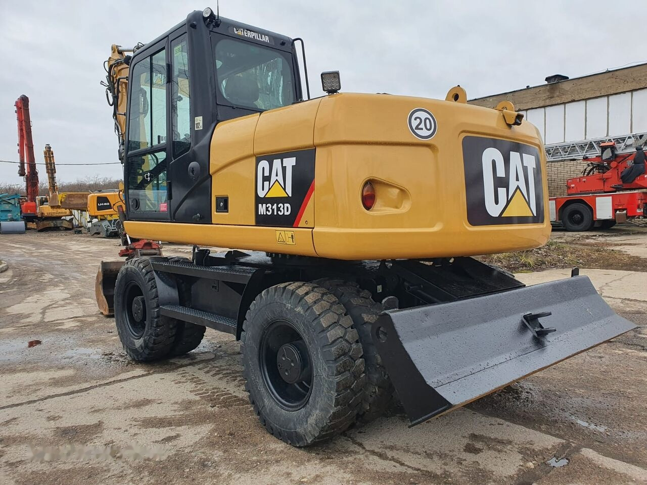 Escavadeira de rodas Caterpillar M 313 D Tiltrotator: foto 11