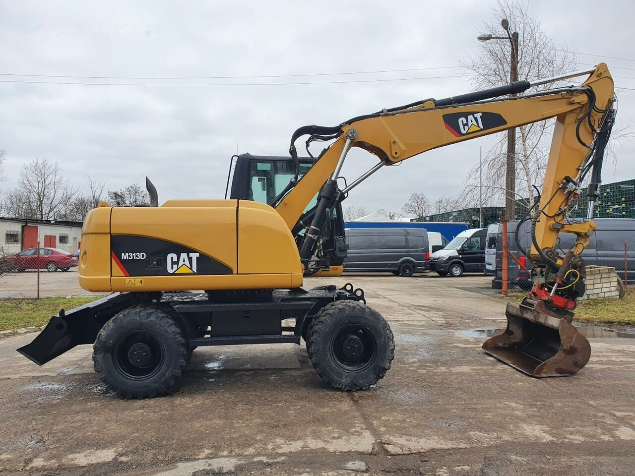 Escavadeira de rodas Caterpillar M 313 D Tiltrotator: foto 7