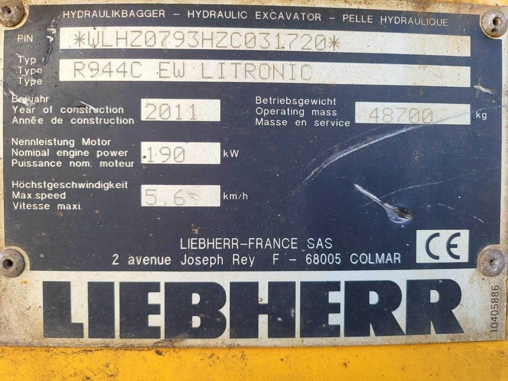 Locação financeira de Liebherr R944C EW LITRONIC  Liebherr R944C EW LITRONIC: foto 14