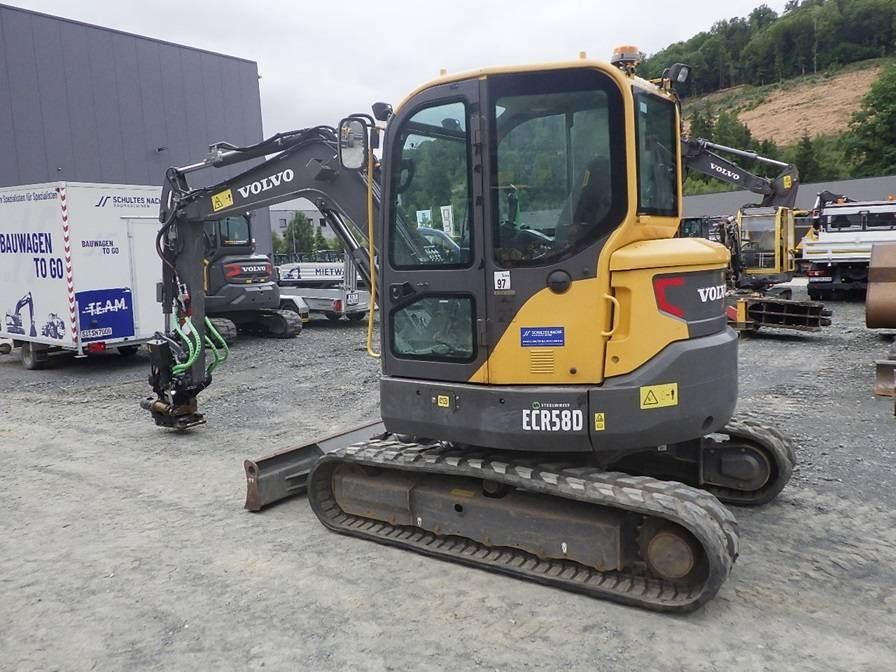Volvo ECR 58 D mit Tiltrotator Steelwrist - Mini escavadeira: foto 5 Volvo ECR 58 D mit Tiltrotator Steelwrist - Mini escavadeira: foto 5