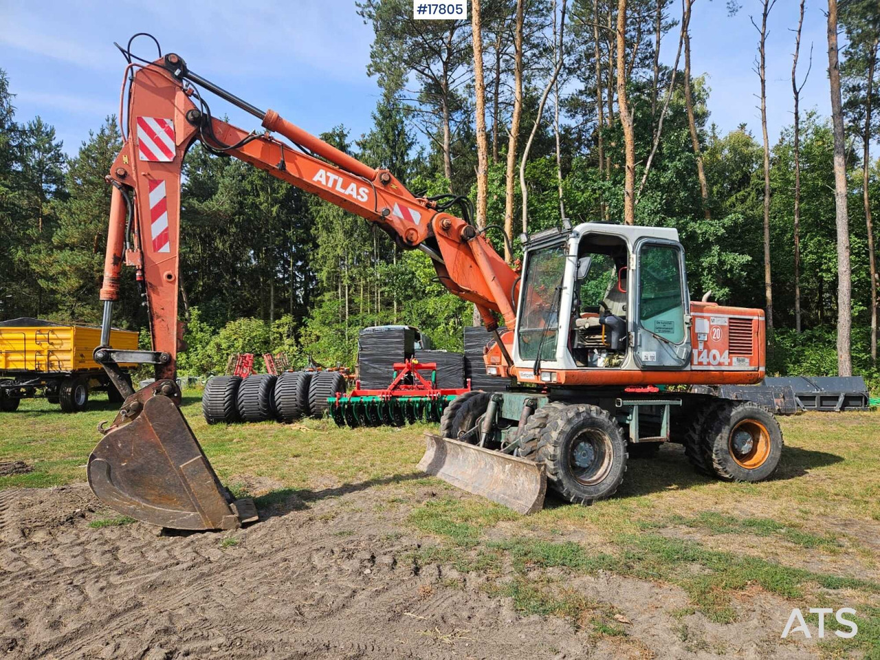 1995 Atlas 1404 - Escavadeira de rodas: foto 1 1995 Atlas 1404 - Escavadeira de rodas: foto 1