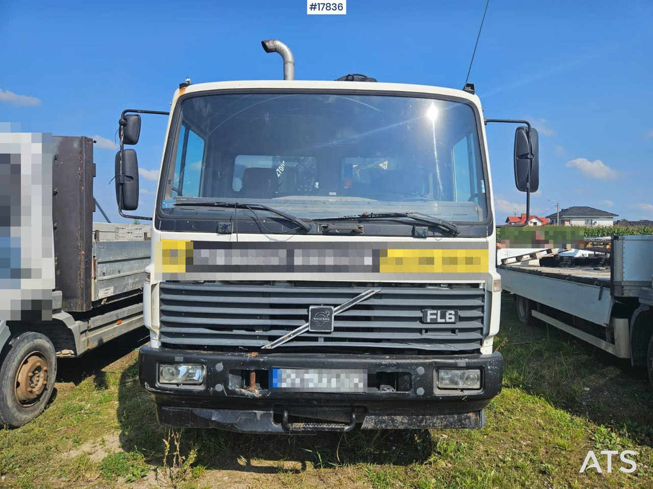 1997 Volvo FL 619 - Camião de caixa aberta/ Plataforma, Camião grua: foto 2 1997 Volvo FL 619 - Camião de caixa aberta/ Plataforma, Camião grua: foto 2