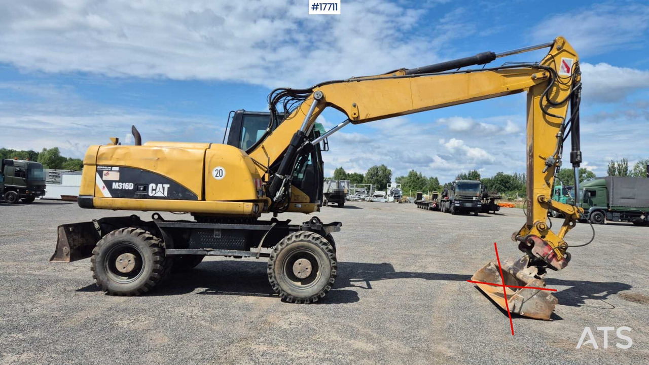 2008 CAT M316D - Escavadeira de rodas: foto 3 2008 CAT M316D - Escavadeira de rodas: foto 3