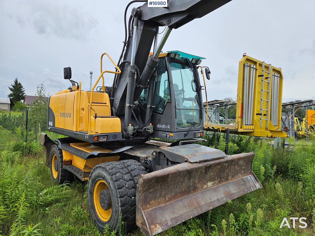 2010 Volvo EW160C z rototilt i łyżką w zestawie - Escavadeira de rodas: foto 4 2010 Volvo EW160C z rototilt i łyżką w zestawie - Escavadeira de rodas: foto 4