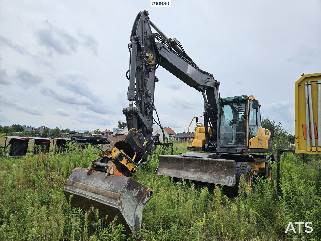 2010 Volvo EW160C z rototilt i łyżką w zestawie - Escavadeira de rodas: foto 3 2010 Volvo EW160C z rototilt i łyżką w zestawie - Escavadeira de rodas: foto 3