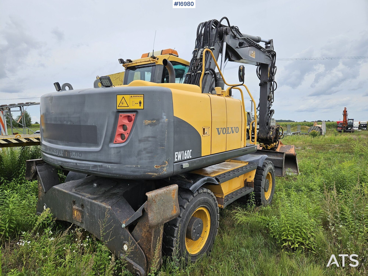 2010 Volvo EW160C z rototilt i łyżką w zestawie - Escavadeira de rodas: foto 5 2010 Volvo EW160C z rototilt i łyżką w zestawie - Escavadeira de rodas: foto 5