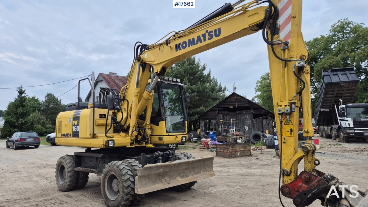 2012 Komatsu PW 160 - Escavadeira de rodas: foto 2 2012 Komatsu PW 160 - Escavadeira de rodas: foto 2