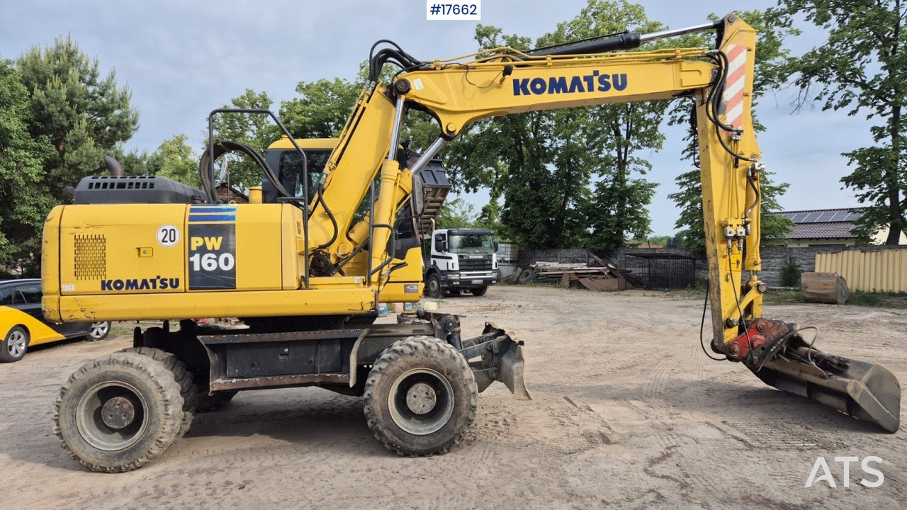2012 Komatsu PW 160 - Escavadeira de rodas: foto 4 2012 Komatsu PW 160 - Escavadeira de rodas: foto 4
