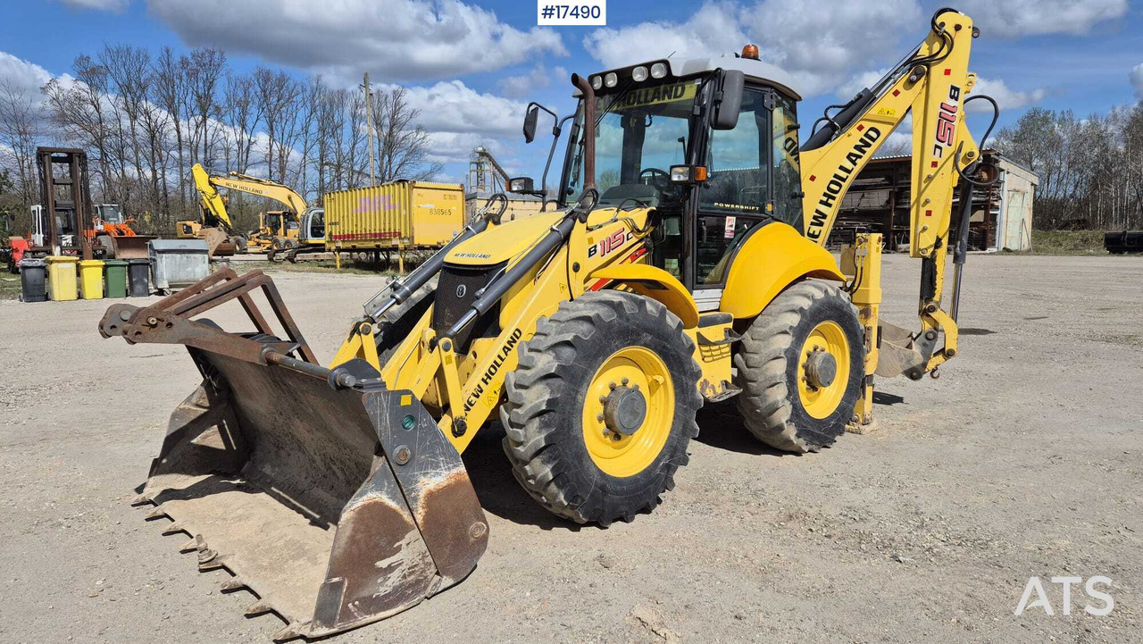 Backhoe Loader NEW HOLLAND B115C (2015) - Retroescavadeira: foto 1 Backhoe Loader NEW HOLLAND B115C (2015) - Retroescavadeira: foto 1