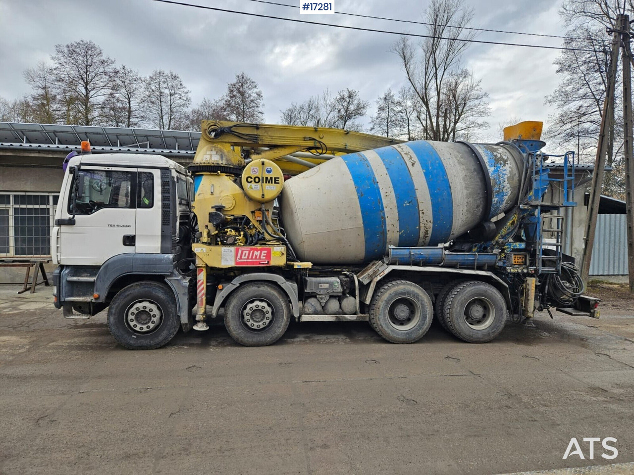 Coime C311 concrete pump on MAN TGA 41.440 chassis (2008) - Autobomba de betão: foto 1 Coime C311 concrete pump on MAN TGA 41.440 chassis (2008) - Autobomba de betão: foto 1