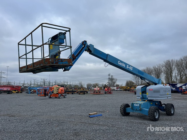 2006 Genie S-45 4WD Diesel Telescopic Boom Lift - Plataforma telescópica: foto 4 2006 Genie S-45 4WD Diesel Telescopic Boom Lift - Plataforma telescópica: foto 4
