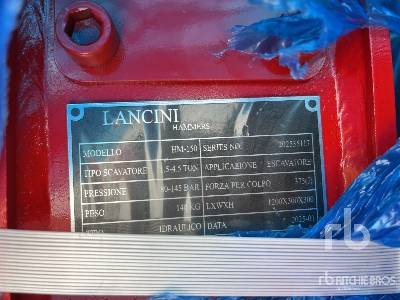 LANCINI HM-150 (Unused) - Martelo hidráulico: foto 5 LANCINI HM-150 (Unused) - Martelo hidráulico: foto 5