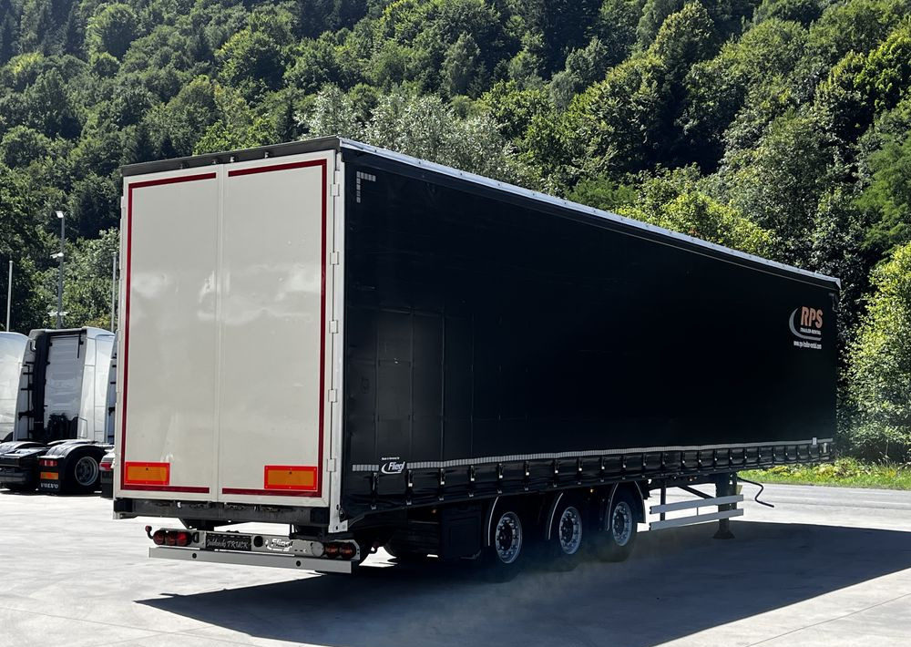 Fliegl Firanka Mega // 2017 Rok // SAF // Ocynk // Oś podnoszona // - Semi-reboque de lona: foto 1 Fliegl Firanka Mega // 2017 Rok // SAF // Ocynk // Oś podnoszona // - Semi-reboque de lona: foto 1