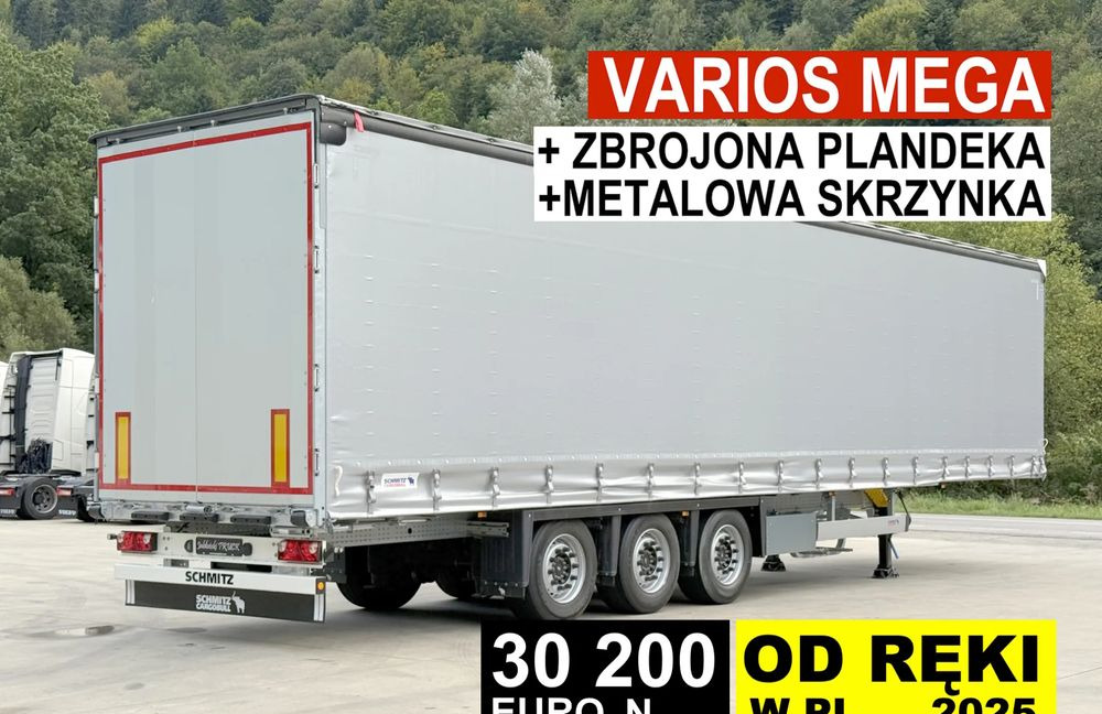 Schmitz Cargobull MEGA VARIOS - Semi-reboque de lona: foto 1 Schmitz Cargobull MEGA VARIOS - Semi-reboque de lona: foto 1