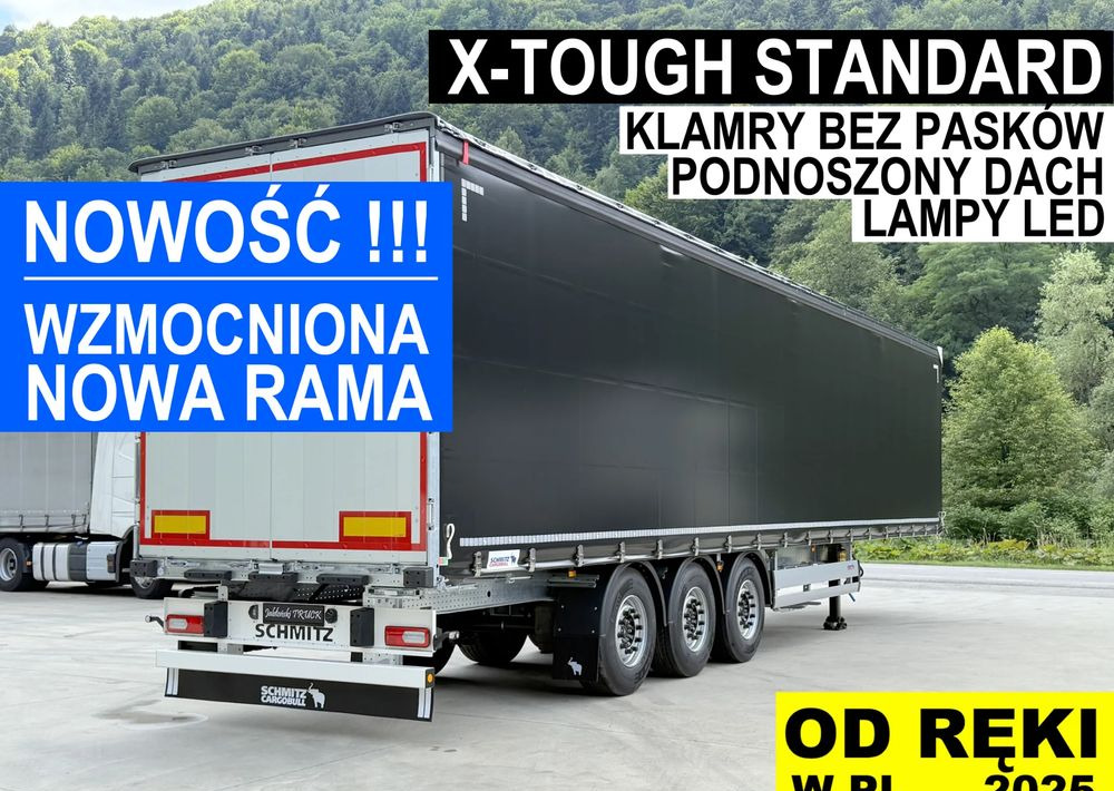 Schmitz Cargobull X-TOUGH - WZMACNIANA RAMA - Semi-reboque de lona: foto 1 Schmitz Cargobull X-TOUGH - WZMACNIANA RAMA - Semi-reboque de lona: foto 1