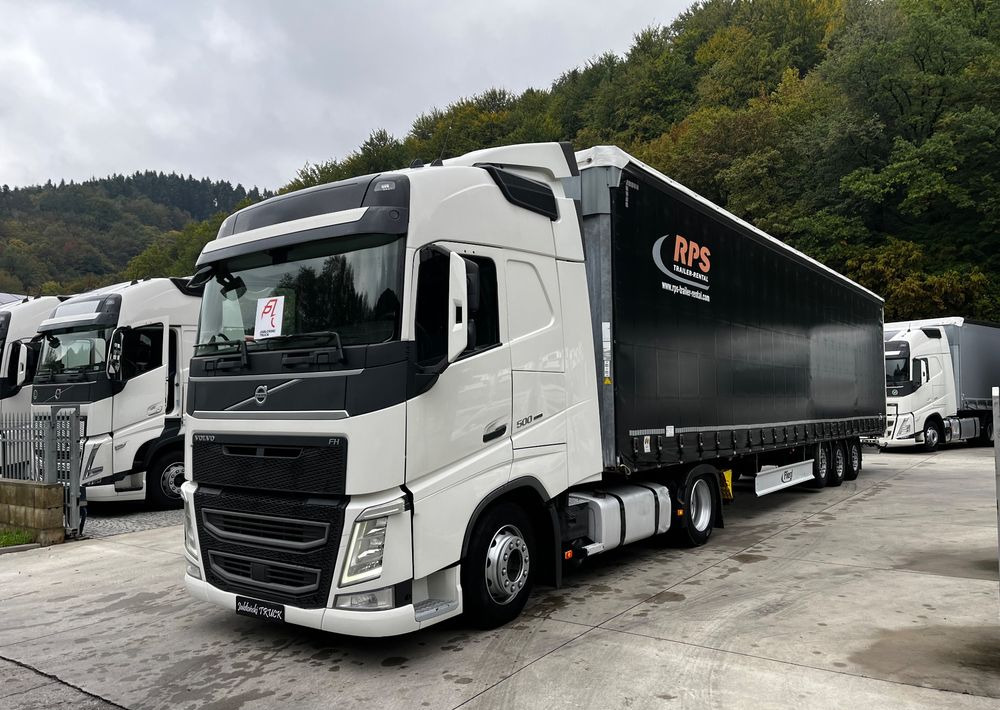 Volvo FH 500 Mega 2016 Rok + Fliegl 2017 // Oś podnoszona // Zestaw ! - Tractor, Semi-reboque de lona: foto 3 Volvo FH 500 Mega 2016 Rok + Fliegl 2017 // Oś podnoszona // Zestaw ! - Tractor, Semi-reboque de lona: foto 3