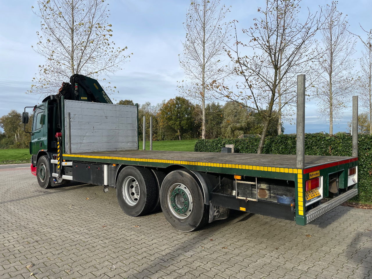 DAF CF 75.310 With Palfinger PK20002 crane - Camião de caixa aberta/ Plataforma, Camião grua: foto 4 DAF CF 75.310 With Palfinger PK20002 crane - Camião de caixa aberta/ Plataforma, Camião grua: foto 4