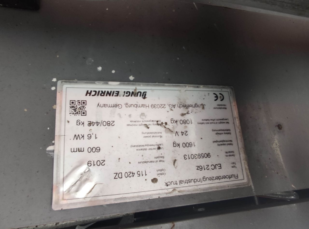 Jungheinrich EJC 216 Z - Stacker: foto 5 Jungheinrich EJC 216 Z - Stacker: foto 5