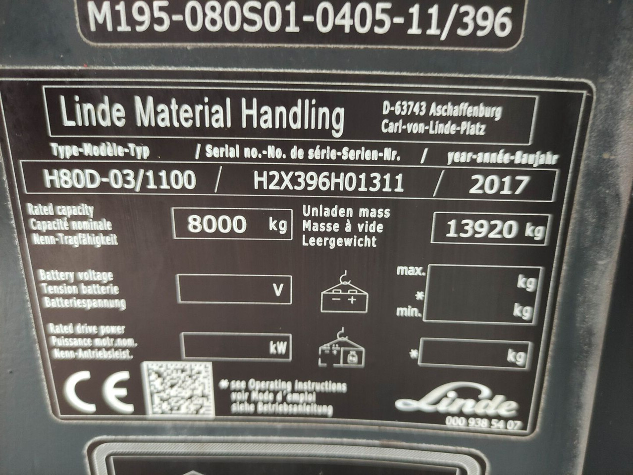 Empilhador a diesel Linde H80D-03/1100-396 EVO (LACK, UVV & KDD NEU): foto 6