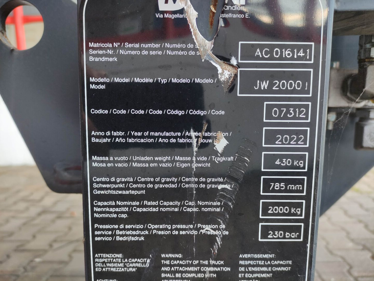 Magni JW2000 - Lança: foto 5 Magni JW2000 - Lança: foto 5