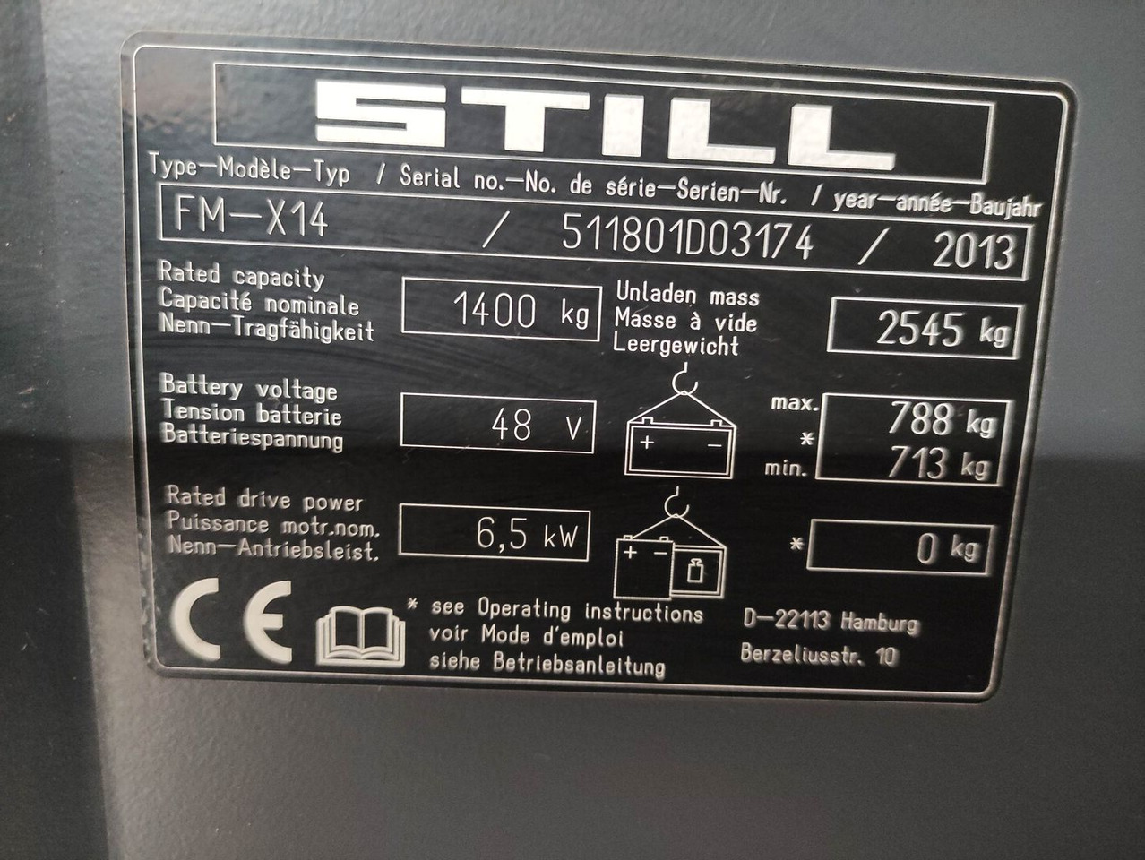 Empilhador retráctil Still FM-X14: foto 6