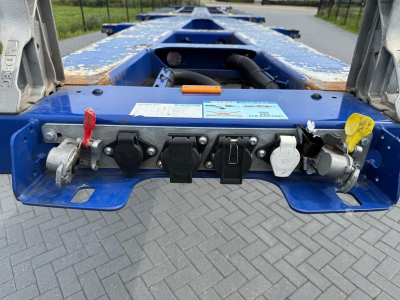 Semi-reboque transportador de contêineres/ Caixa móvel D-Tec FLEXITRAILER GESCOPEERD, 20, 40 FT, MULTI UITSCHUIFBAAR, 1 LIFTAS.: foto 10