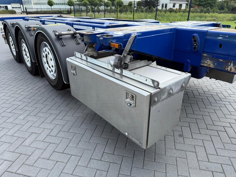 Semi-reboque transportador de contêineres/ Caixa móvel D-Tec FLEXITRAILER GESCOPEERD, 20, 40 FT, MULTI UITSCHUIFBAAR, 1 LIFTAS.: foto 20