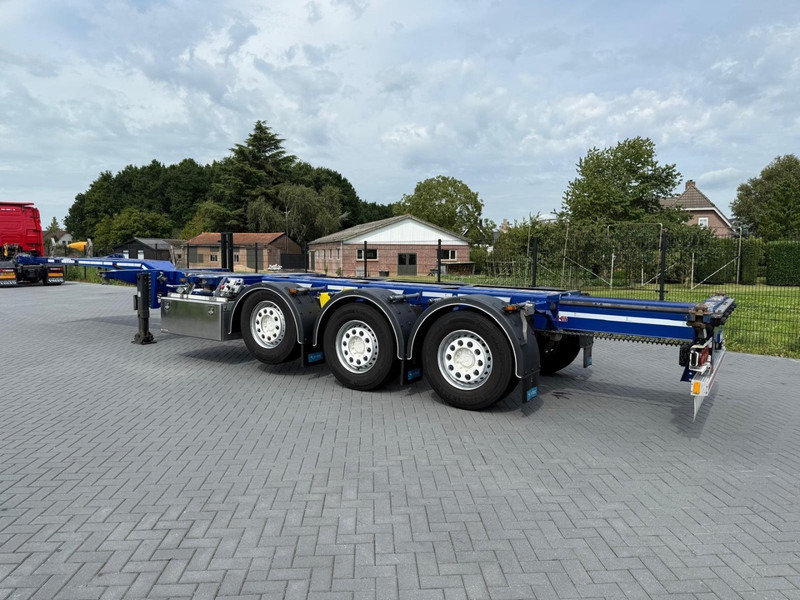Semi-reboque transportador de contêineres/ Caixa móvel D-Tec FLEXITRAILER GESCOPEERD, 20, 40 FT, MULTI UITSCHUIFBAAR, 1 LIFTAS.: foto 12