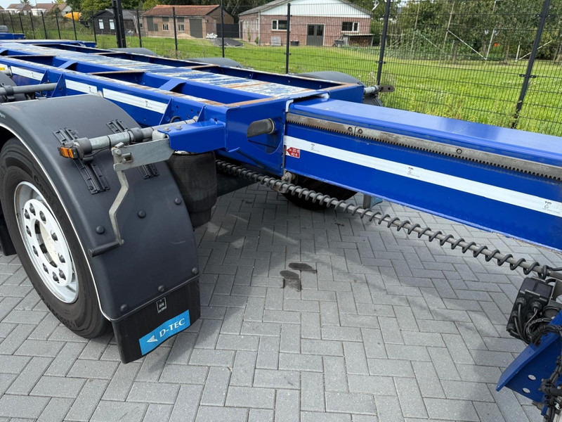 Semi-reboque transportador de contêineres/ Caixa móvel D-Tec FLEXITRAILER GESCOPEERD, 20, 40 FT, MULTI UITSCHUIFBAAR, 1 LIFTAS.: foto 14