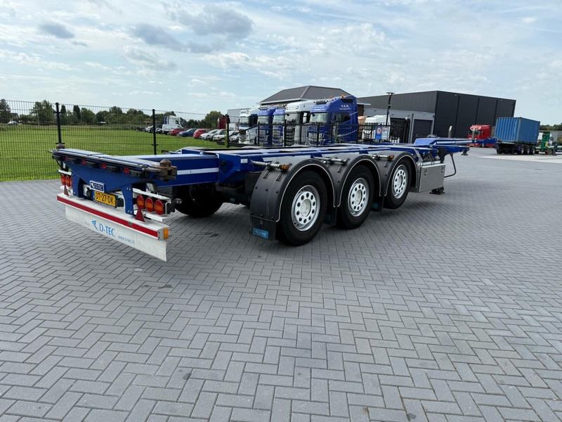 Semi-reboque transportador de contêineres/ Caixa móvel D-Tec FLEXITRAILER GESCOPEERD, 20, 40 FT, MULTI UITSCHUIFBAAR, 1 LIFTAS.: foto 17