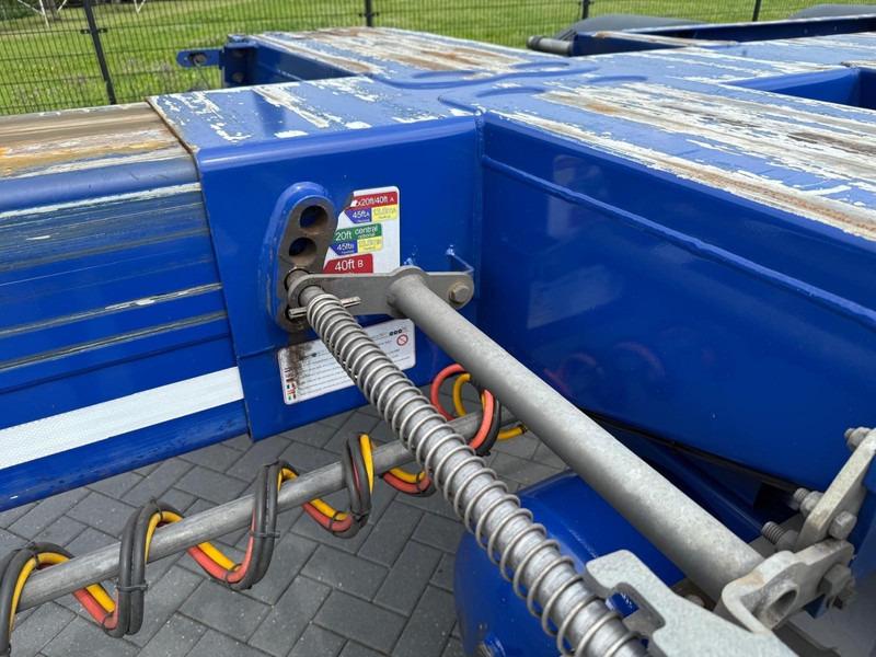 Semi-reboque transportador de contêineres/ Caixa móvel D-Tec FLEXITRAILER GESCOPEERD, 20, 40 FT, MULTI UITSCHUIFBAAR, 1 LIFTAS.: foto 8