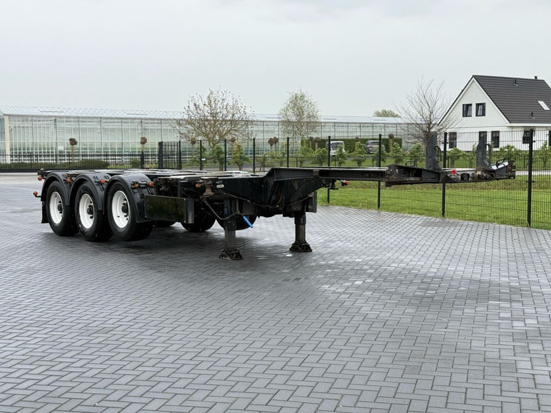 Pacton T3-010 ALLE AANSLUITINGEN, LIFTAS, MIDDEN+ACHTER UITSCHUIFBAAR. - Semi-reboque transportador de contêineres/ Caixa móvel: foto 1 Pacton T3-010 ALLE AANSLUITINGEN, LIFTAS, MIDDEN+ACHTER UITSCHUIFBAAR. - Semi-reboque transportador de contêineres/ Caixa móvel: foto 1