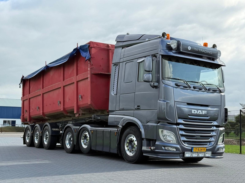 DAF XF 510 FTG HANDGESCHAKELD, COMPLEET, KIEPCHASSIS, 30FT CONTAINER. - Tractor: foto 1 DAF XF 510 FTG HANDGESCHAKELD, COMPLEET, KIEPCHASSIS, 30FT CONTAINER. - Tractor: foto 1