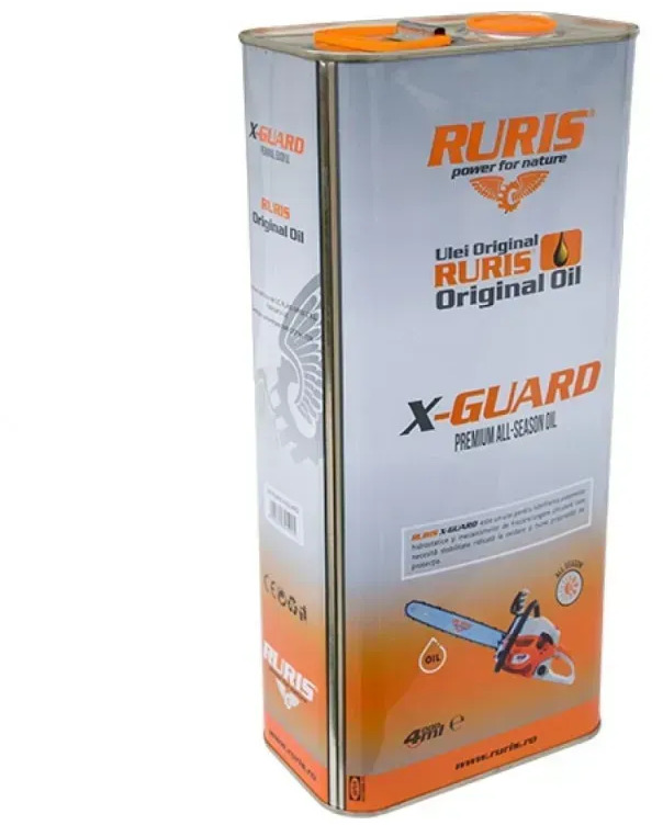 Olej łańcuchowy RURIS X-GUARD 4l - Óleo lubrificante/ Produto para o cuidado automovel: foto 1 Olej łańcuchowy RURIS X-GUARD 4l - Óleo lubrificante/ Produto para o cuidado automovel: foto 1