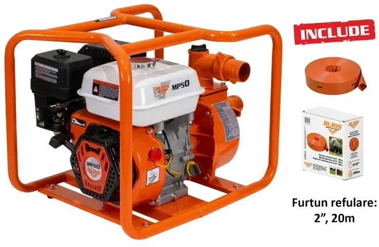 Pompa silnikowa RURIS MP 50FR + wąż wylotowy 2,0" 20m - Equipamento para irrigação: foto 1 Pompa silnikowa RURIS MP 50FR + wąż wylotowy 2,0" 20m - Equipamento para irrigação: foto 1