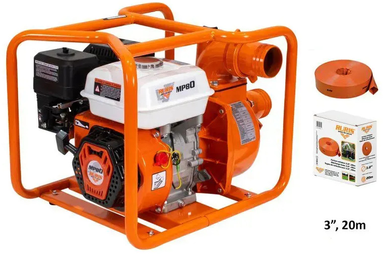 Pompa silnikowa RURIS MP80 + wąż 3" 20m - Equipamento para irrigação: foto 1 Pompa silnikowa RURIS MP80 + wąż 3" 20m - Equipamento para irrigação: foto 1