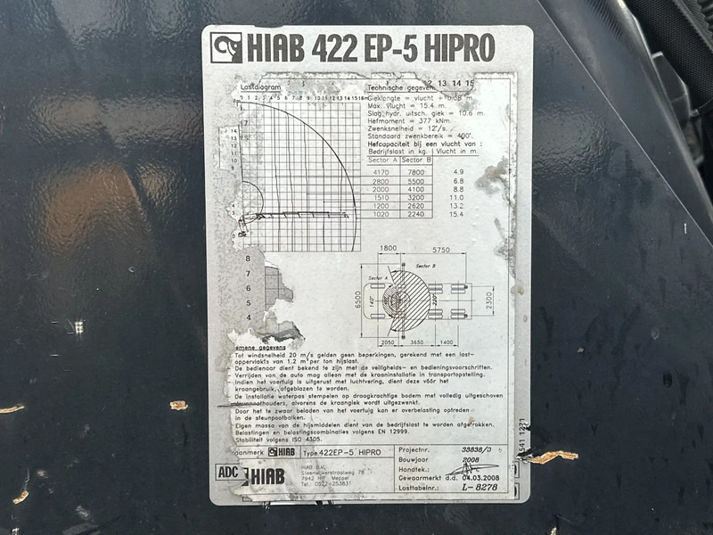 Camião grua DAF CF 85.360 8x2*6 HIAB 42T/m Crane *NL-Truck*: foto 19 Camião grua DAF CF 85.360 8x2*6 HIAB 42T/m Crane *NL-Truck*: foto 19