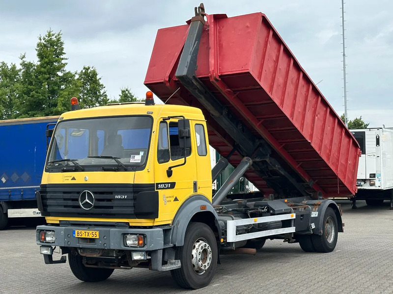 Mercedes-Benz SK 1931 4x2 Meiler Haakarm 20T Manual + Telma / Euro 1 - Camião polibenne: foto 1 Mercedes-Benz SK 1931 4x2 Meiler Haakarm 20T Manual + Telma / Euro 1 - Camião polibenne: foto 1