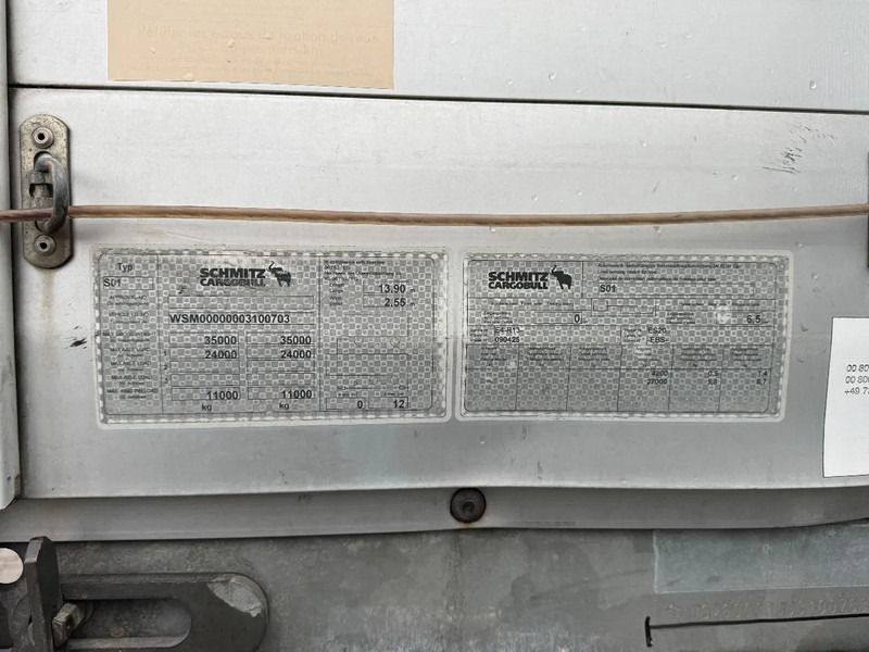 Semi-reboque de lona Schmitz Cargobull Schuifzeil -Dak / Rotos-Disc / Code XL / APK: foto 12